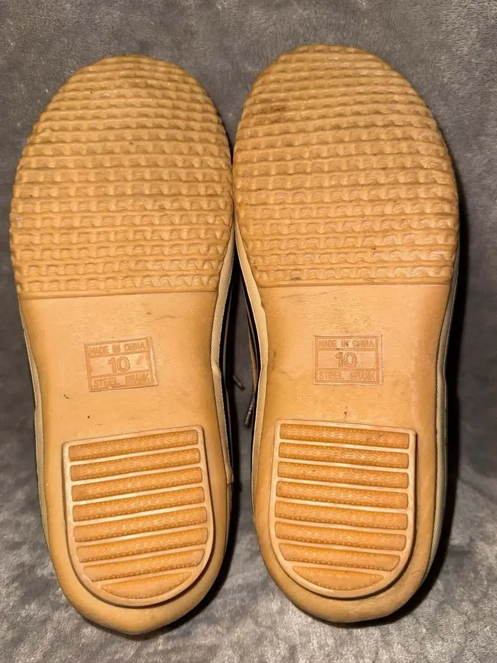 Tamarack Men's Plaid Lined Duck Shoe Boots Size 10
